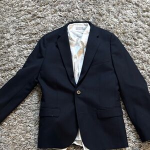 Nordstrom Kids Navy Blazer with White Shirt